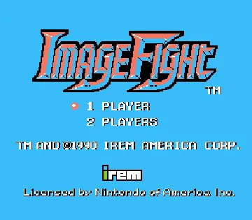 Image Fight (USA) screen shot title